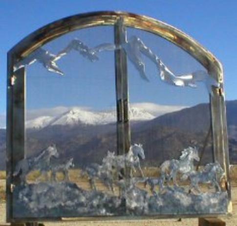 custom fireplace door kaplin